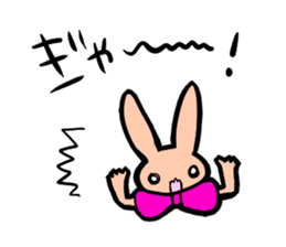 Ribbon-Rabbit sticker #4882182