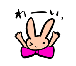 Ribbon-Rabbit sticker #4882184