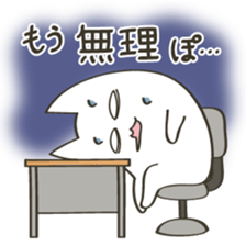 The cat with a low level of awareness sticker #4882457