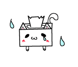 Pleasant Tissue Box us (cat ) sticker #4882473