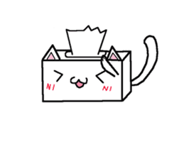 Pleasant Tissue Box us (cat ) sticker #4882476