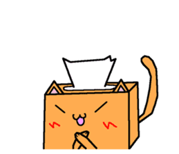 Pleasant Tissue Box us (cat ) sticker #4882478