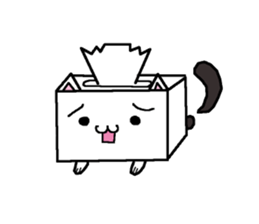 Pleasant Tissue Box us (cat ) sticker #4882483