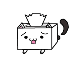 Pleasant Tissue Box us (cat ) sticker #4882483