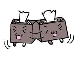 Pleasant Tissue Box us (cat ) sticker #4882485