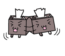 Pleasant Tissue Box us (cat ) sticker #4882485