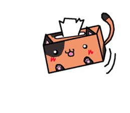 Pleasant Tissue Box us (cat ) sticker #4882486