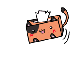 Pleasant Tissue Box us (cat ) sticker #4882486