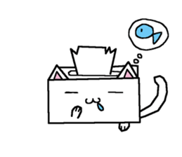 Pleasant Tissue Box us (cat ) sticker #4882487