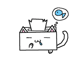 Pleasant Tissue Box us (cat ) sticker #4882487