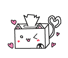 Pleasant Tissue Box us (cat ) sticker #4882491