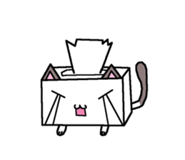 Pleasant Tissue Box us (cat ) sticker #4882493