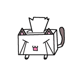 Pleasant Tissue Box us (cat ) sticker #4882493