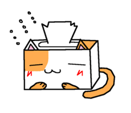 Pleasant Tissue Box us (cat ) sticker #4882497