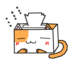 Pleasant Tissue Box us (cat ) sticker #4882497