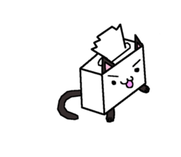 Pleasant Tissue Box us (cat ) sticker #4882498