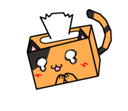 Pleasant Tissue Box us (cat ) sticker #4882502
