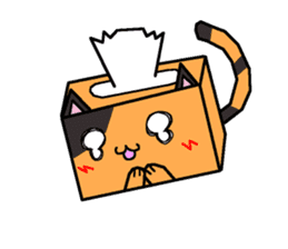 Pleasant Tissue Box us (cat ) sticker #4882502