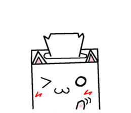 Pleasant Tissue Box us (cat ) sticker #4882503