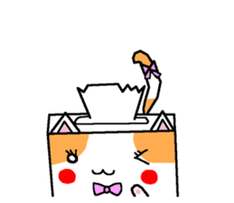 Pleasant Tissue Box us (cat ) sticker #4882506