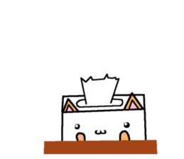 Pleasant Tissue Box us (cat ) sticker #4882510