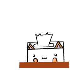 Pleasant Tissue Box us (cat ) sticker #4882510