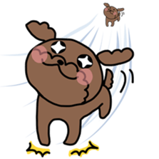 Toy poodle "Bear" sticker #4882764