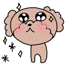 Toy poodle "Bear" sticker #4882774