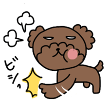 Toy poodle "Bear" sticker #4882777