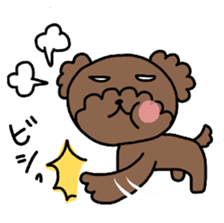 Toy poodle "Bear" sticker #4882777