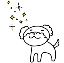 Toy poodle "Bear" sticker #4882783