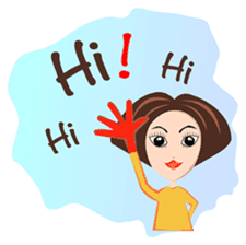 Trendy Girl sticker #4883352