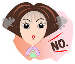 Trendy Girl sticker #4883355