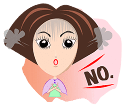 Trendy Girl sticker #4883355