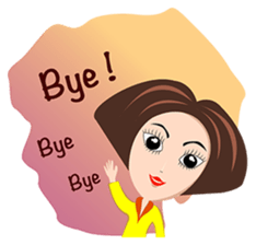 Trendy Girl sticker #4883357