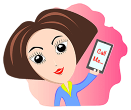 Trendy Girl sticker #4883358