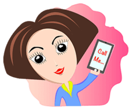 Trendy Girl sticker #4883358