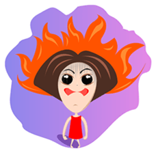 Trendy Girl sticker #4883367