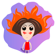 Trendy Girl sticker #4883367