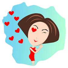 Trendy Girl sticker #4883373