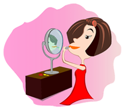 Trendy Girl sticker #4883374