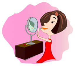 Trendy Girl sticker #4883374