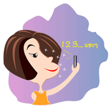 Trendy Girl sticker #4883376