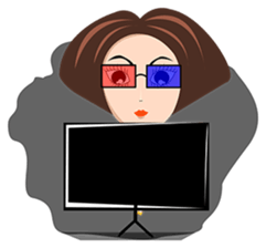 Trendy Girl sticker #4883383