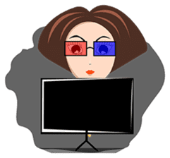 Trendy Girl sticker #4883383