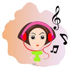 Trendy Girl sticker #4883384