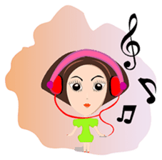 Trendy Girl sticker #4883384