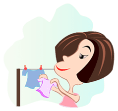 Trendy Girl sticker #4883390