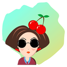 Trendy Girl sticker #4883391