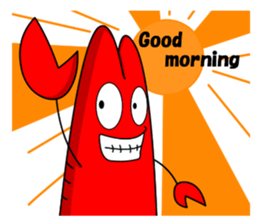 Zarii 3 English version of crayfish sticker #4883697